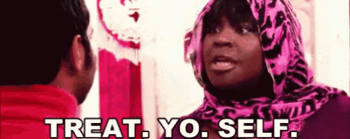 Treat Yo Self - Parks And Rec GIF