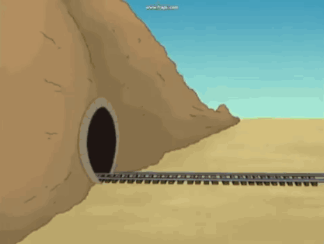 Tren Entrando Drawn Together Train GIF