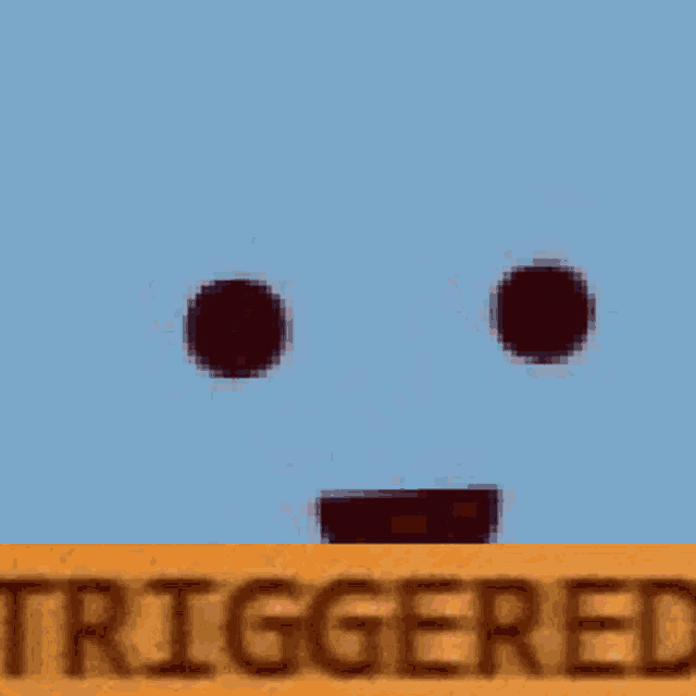 Triggered Smile GIF