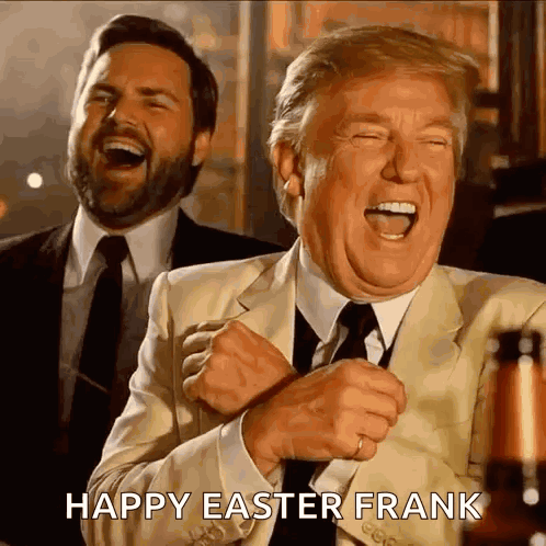 Trump And Vance Laughing Trump Dance GIF