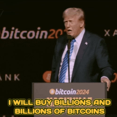 Trump Bitcoin GIF