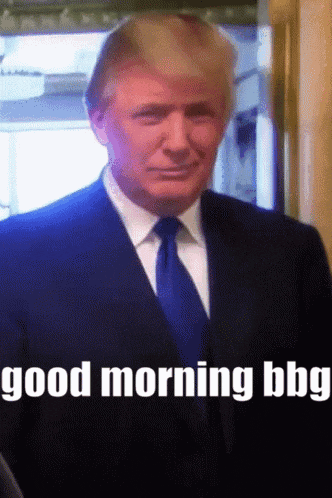 Trump Good Morning GIF