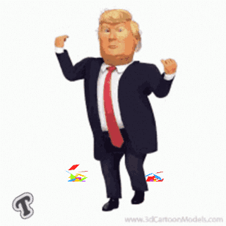 Trumptictok Trump Dance GIF