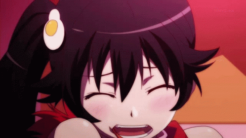Tsukihi Araragi Toothbrush GIF