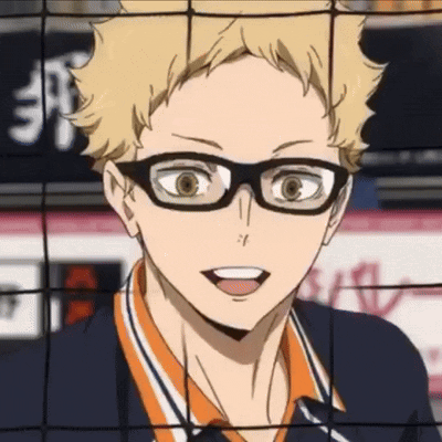 Tsukki Smiling Dumpster Battle Tsukki Smiling At Kuroo GIF