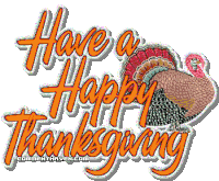 Turkey Happy Thanksgiving Sticker