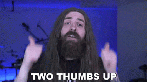 Two Thumbs Up Samus Paulicelli GIF