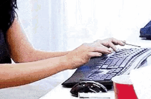 Typing Fast GIF