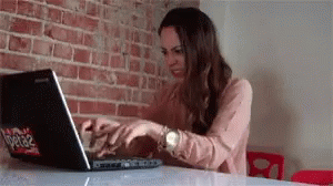Typing Work GIF