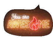 Typix Awesome Sticker