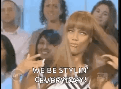 Tyrabanks Hairflip GIF