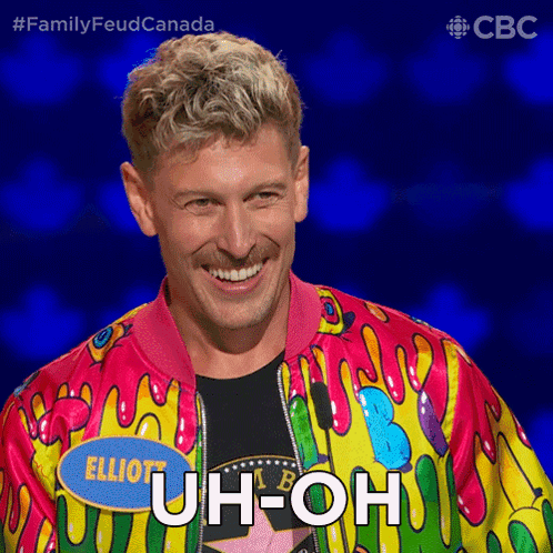 Uh-oh Family Feud Canada GIF