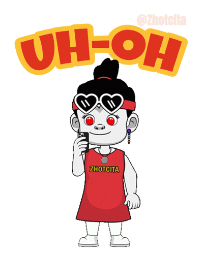 Uh Oh Zhotcita GIF