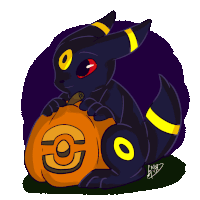 Umbreon Halloween Sticker