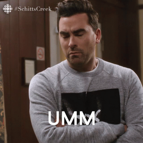 Umm I Dont Think I Said That Dan Levy GIF
