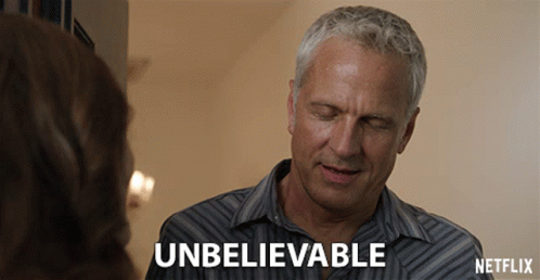 Unbelievable Patrick Fabian GIF