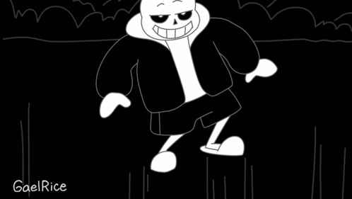 Undertale 5th Anniversary Sans GIF