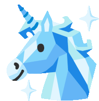 Unicorn Frosted Sticker