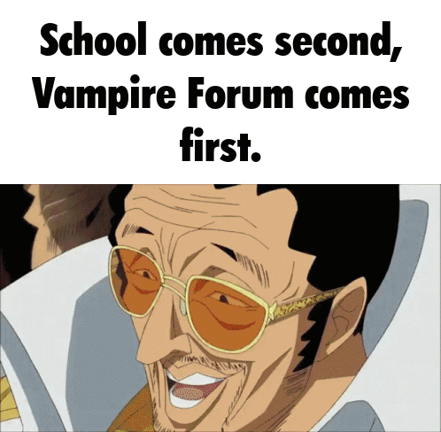 Vampire Forum Comes First GIF
