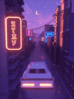 Vaporwave Synthwave GIF
