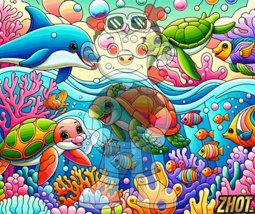 Vida Marina Animada Animated Ocean Animals GIF