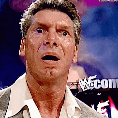 Vince Mc Mahon Appalled GIF
