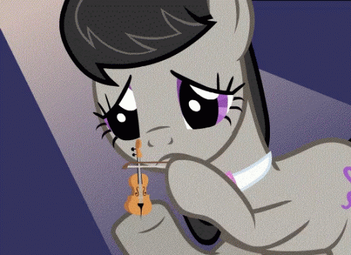 Violin Pony GIF