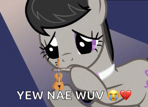 Violin Pony GIF