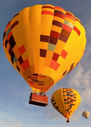 Volar Globo GIF