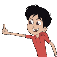 Wagging Finger Bunty Sticker