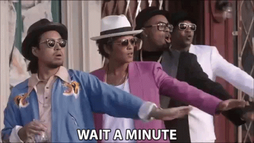 Wait A Minute Bruno Mars GIF
