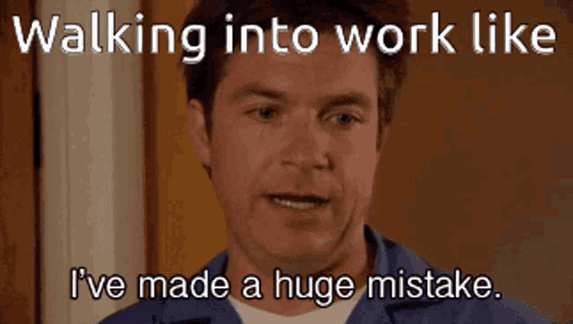 Walking Into Work Like GIF