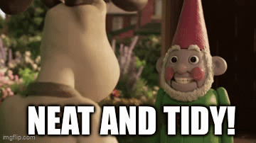 Wallace And Gromit Neat And Tidy GIF