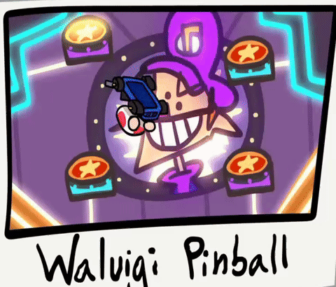 Waluigi Pinball GIF