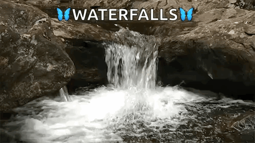 Waterfall Nature GIF