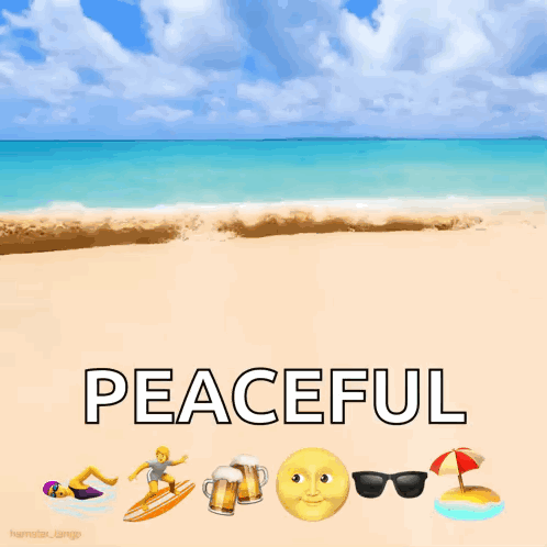 Waves Beach GIF