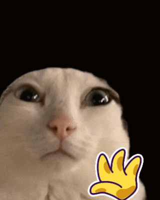 Waving Cat Cute Meme Cat GIF