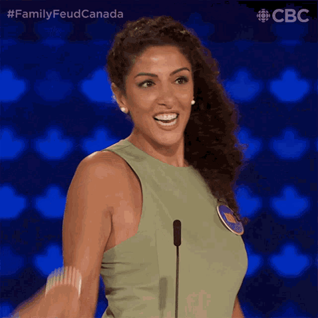 Waving Family Feud Canada GIF