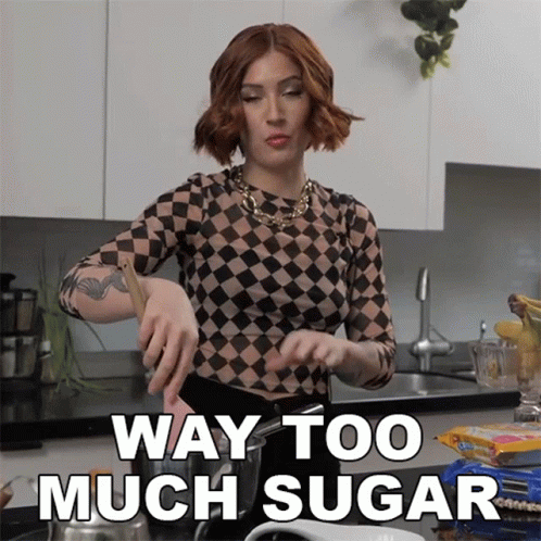 Way Too Much Sugar Candice Hutchings GIF