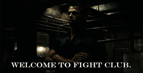 Welcome To Fight Club Tyler Durden GIF
