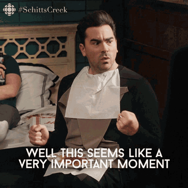 Well This Seems Like A Very Important Moment In Your Life David Rose GIF