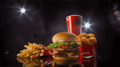 Wendys Jr Bacon Cheeseburger GIF