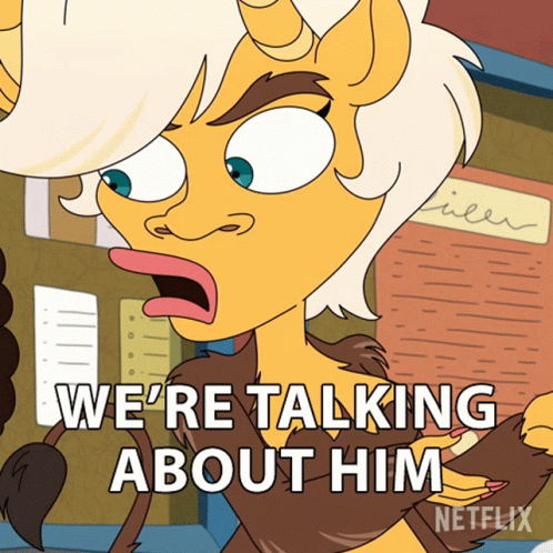 Were Talking About Him Mona GIF