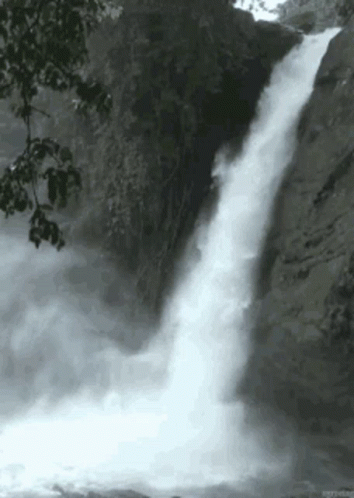 Wet Waterfall GIF