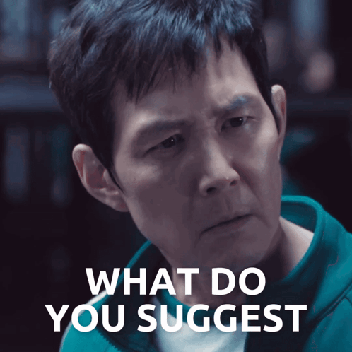 What Do You Suggest We Do Then Seong Gi Hun GIF