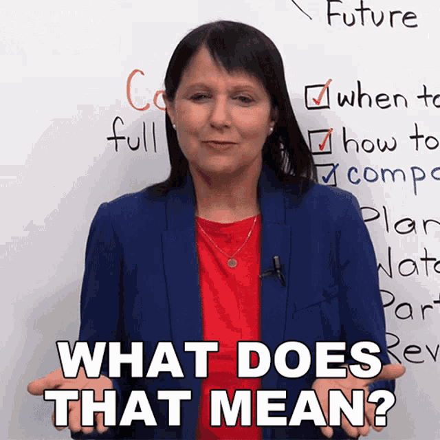 What Does That Mean Rebecca GIF