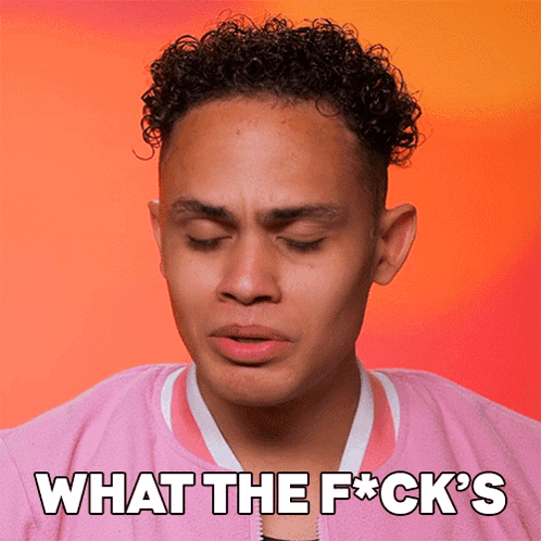 What The Eff'S Going On Here Lucky Starzzz GIF