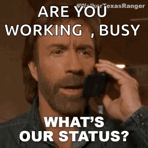 Whats Our Status Cordell Walker GIF