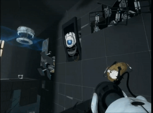 Wheatley Portal 2 GIF