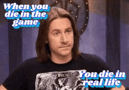 When You Die In The Game You Die In Real Life Ttrpg GIF